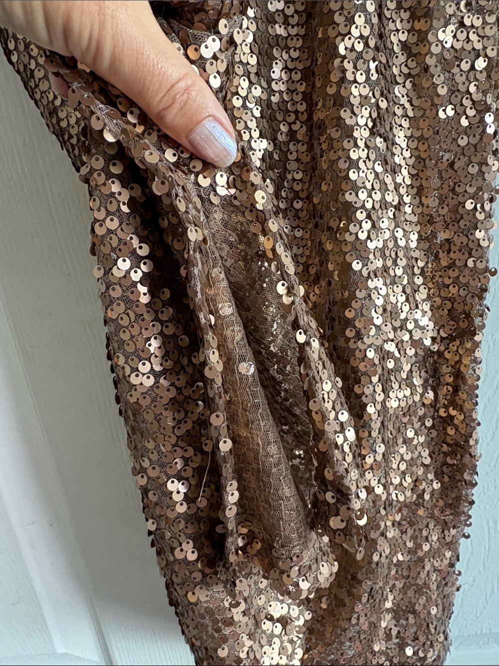 Young Fabulous & Broke Gold Sequin Tank - Picture 6 of 6